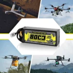 Factory Supply 296Wh/Kg 6S22.2V 12S44.4V 8Ah Lithium Battery Lipo Battery 5C Solid State Drone Battery - Image 3