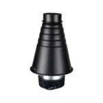 Aluminium Alloy Conical Studio Snoot Kit with Honeycomb Grid and 5pcs Color Filters for Profoto - Image 4