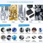 Non-Standard Hardware Component Print Machine Part CNC Machining Supplier Steel Brass Aluminum Titanium CNC Milling Services - Image 2