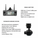 Long Range Heavy Lift Transport Uav Drones Agricolas Commercial Professional Outdoor Agriculture Drone With 4K Camera And Gps - Image 5