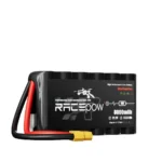 Racepow Wholesale 8000mAh 10000mAh 6S/12S 22.2V Drone Battery High Discharge 21700 Lithium Ion Battery Pack for FPV Drone