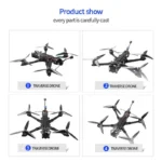 Factory Cheapest Price 1080P Fpv Drones 18 Inch 6000Mah 5G Fpv Drones Frame FPV Racing Drones - Image 4