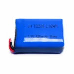 Large Capacity High Discharge Rate Reusable Lithium Polymer Battery Cell with Factory Price 752535 3.7v 520mAh for Drones - Image 2