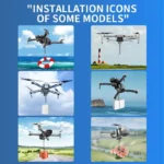 Factory Direct Supply Drone Air Dropper Thrower Device 2.4G Remote Control Aircraft Drop Mount Parabolic Drone Model Accessories - Image 3
