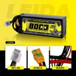 Factory Supply 296Wh/Kg 6S22.2V 12S44.4V 8Ah Lithium Battery Lipo Battery 5C Solid State Drone Battery - Image 4