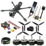 7inch FPV Drone Kit Carbon Fiber Frame Drone F4 V3 Flight Control 50A ESC 1500KV Motor 1300mW 5.8G 40CH VTX ELRS 3300mah Battery - Image 4