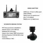 Heavy Duty Drone with Payload Rtk Transportation Drone Professional Long Distance Delivery Cargo Uav with 4k Camera 10km Drones - Image 4