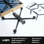 15-Inch FPV BNF Beginner Drone with Long Range & Heavy Payload Cinematic Indoor Hover for Drones Accessories & Helm - Image 6