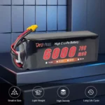 High Rate 6000mah 8000mah 9000mah Lipo Battery 6S 35C 22.2V 35C 70C FPV 7inch 10inch Drone Lipo Battery - Image 5