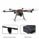 Six Axis Industrial UAV Fire Fighting Emergency Relief & Rescue Operations 20kg Payload Red 1080p FHD Video Drone - Image 3