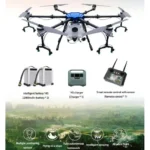 Fully Automatic Agricultural Drone Six-Axis Spray Fertilizer Airplane with Remote Control High Productivity Motor for Plant Care - Image 2