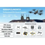 Hot Sale Drone Racing FPV 10 Inch Long Range Large Load Multi Rotor with Night Vision Camera Payload Heavy Lift Drones FPV - Image 5