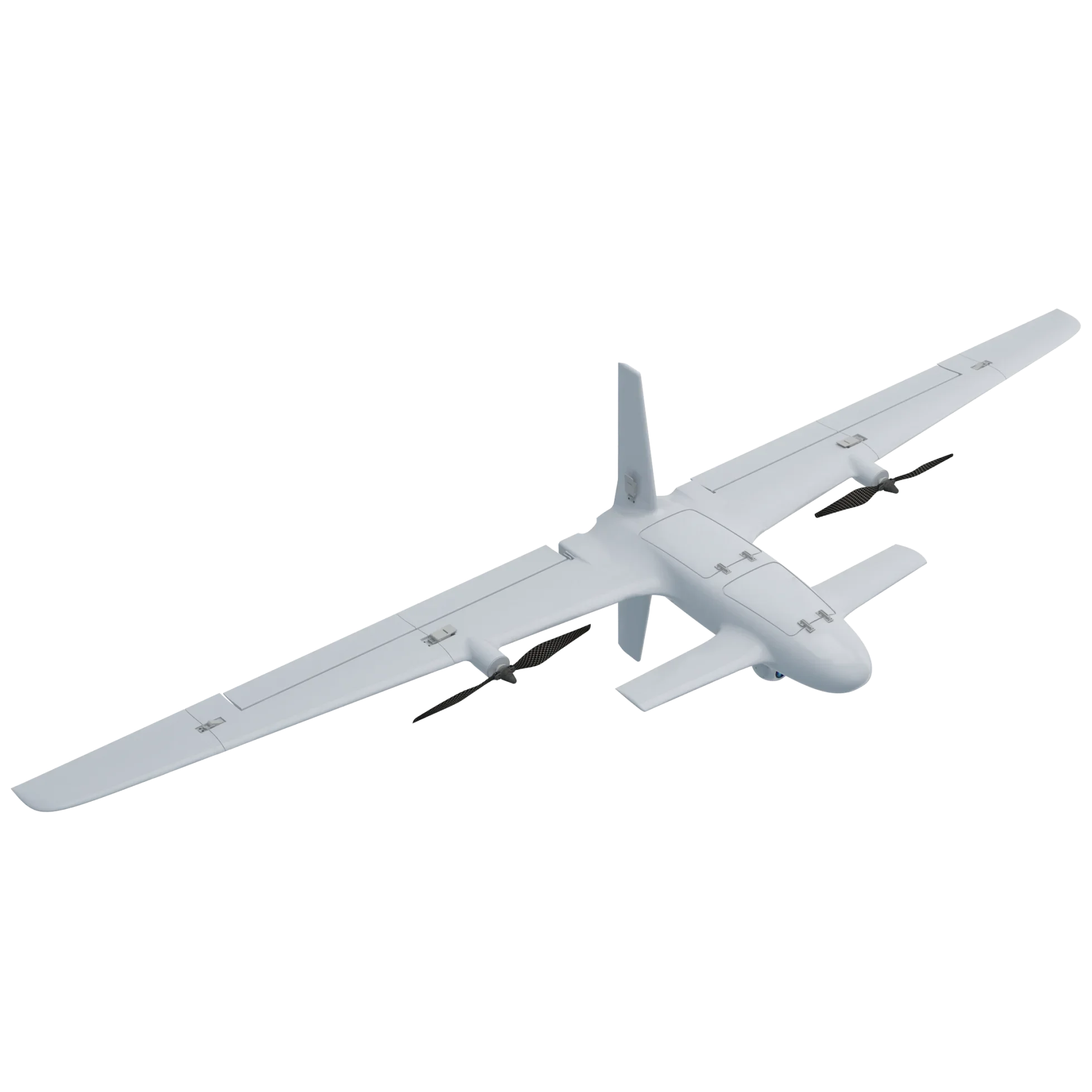 Hba154f745fbc43c38136b52e1546d806n.webp Portable Versatile Single-Operated Reconnaissance System Medium Long Endurance Fixed-wing UAV Tactical Drone Recon Drone - Image 1