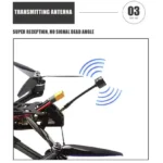 7 Inch Freestyle Quadcopter Drones Accessories Analog Caddx Rate 6S Chimera7 Pro V2 6S HD Drone Race Fpv - Image 4