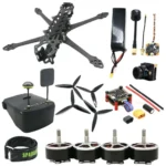 7inch FPV Drone Kit Carbon Fiber Frame Drone F4 V3 Flight Control 50A ESC 1500KV Motor 1300mW 5.8G 40CH VTX ELRS 3300mah Battery - Image 3