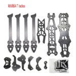 My Store Mark4 7inch 295mm with 5mm Arm Quadcopter Frame 3K Carbon Fiber Mini FPV Drone Kit 180g