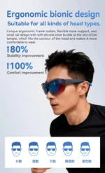 AI Assistant Smart Cycling Glasses Music Player Sun Protection for Professional Athletes Outdoor Sports Training IPX4 - Image 4