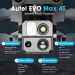Autel Robotics Evo Max 4t Thermal Camera Drone Navigation in Gps Denied Environments 12.4 Miles Transmission Range Anti Jam - Image 4