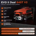 Autel Evo II Dual 640t V3 Thermal Imaging Drone Survey Drone 15KM Range 42 Minute Flight Time Dual Camera Thermometric - Image 3