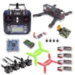 I6 Radio Mini ZMR250 QAV250 250mm Carbon Fiber Frame 2204 2300KV Motor 20A BLHeli_S ESC W/ LED F4 V3S Flight Control Kit - Image 5