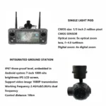5Kg Small Payload China Advanced Autopilot Robot Cargo Drone With Dual Camera Commercial Coffee Pizza Food Delivery Drone - Image 5