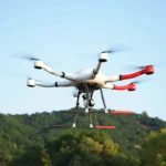 EHT120 Commercial Hexacopter Drone Heavy-Lift Small Battery Aircraft with 1200mm Wheelbase - Image 2