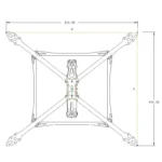 Mark4 V2 13inch 539mm 3K Full Carbon Fiber TrueX Frame for Long Range FPV Racing Drone Camera Kit - Image 6