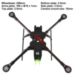 13-inch/15-inch Crossing Machine Carbon Fiber Frame FPV Crossing Machine Drone Frame - Image 5