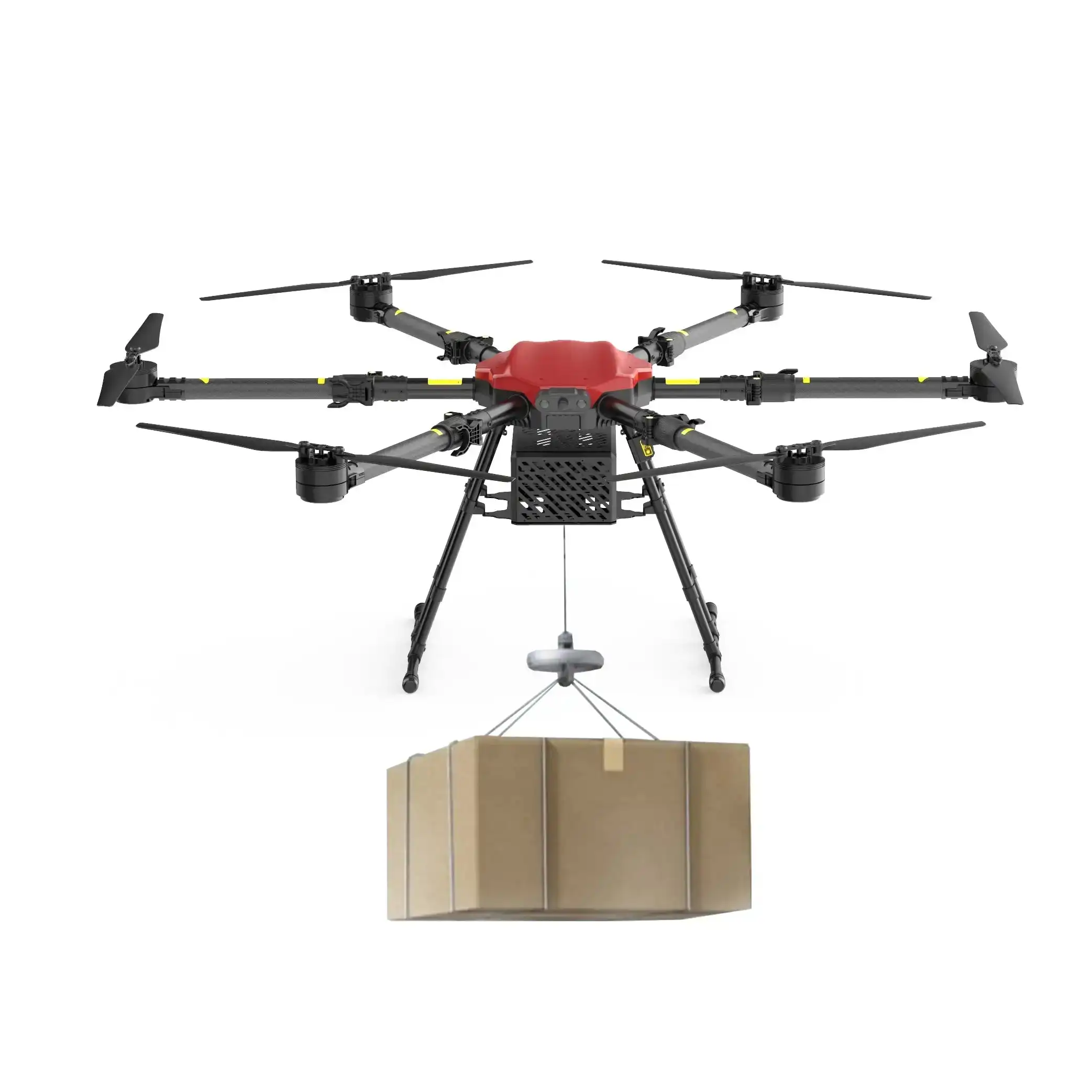 Sce0af7edc5a148cb85d22e1131c2c3f38.webp 5Kg Small Payload China Advanced Autopilot Robot Cargo Drone With Dual Camera Commercial Coffee Pizza Food Delivery Drone - Image 1