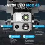 Autel EVO Max 4T V2 Professional Thermal Quadcopter VTOL Obstacle Avoidance Drone with Long Range 20KM RC Battery and 8K Camera - Image 5