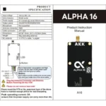 AKK 16W 5.8G Alpha 16 96CH Video Transmitter for RC Drones Ultra Long Range 5.8G 16W FPV VTX for 96CH Aircraft - Image 3