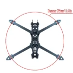 My Store Mark4 7inch 295mm with 5mm Arm Quadcopter Frame 3K Carbon Fiber Mini FPV Drone Kit 180g - Image 4