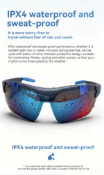AI Assistant Smart Cycling Glasses Music Player Sun Protection for Professional Athletes Outdoor Sports Training IPX4 - Image 6
