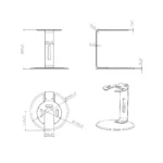Viewpro Aluminum Alloy Gimbal for Test Stand Premium Mounts for Convenient Testing & Evaluation