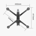 Custom CNC Service GPS 13-Inch Drone Fpv 10KM Long Range Carbon Fiber 7mm Arm Quadcopter Frame Kit FPV Freestyle RC Racing Drone - Image 6